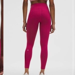 Lululemon Wunder Train Mesh Panel High-Rise Tight 25"